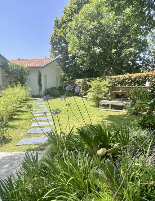 accès et jardin privé